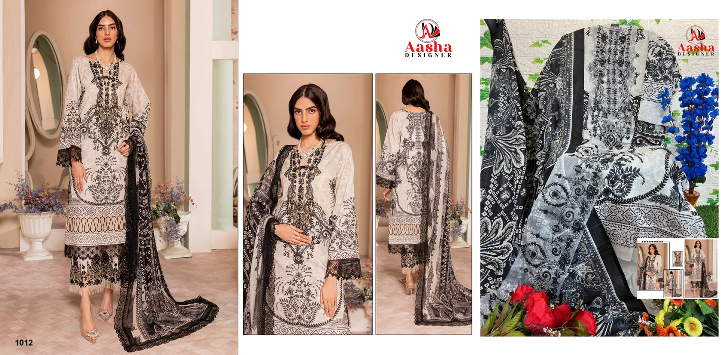 1012 Aasha Designer Pakistani Salwar Suits