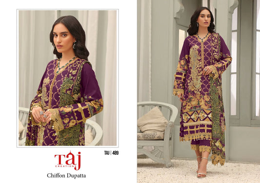 489 Taj Creations Pakistani Salwar Suits