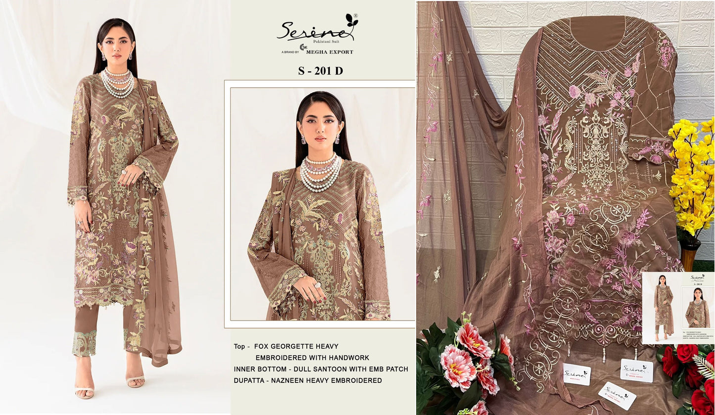 201D Serine Pakistani Salwar Suits