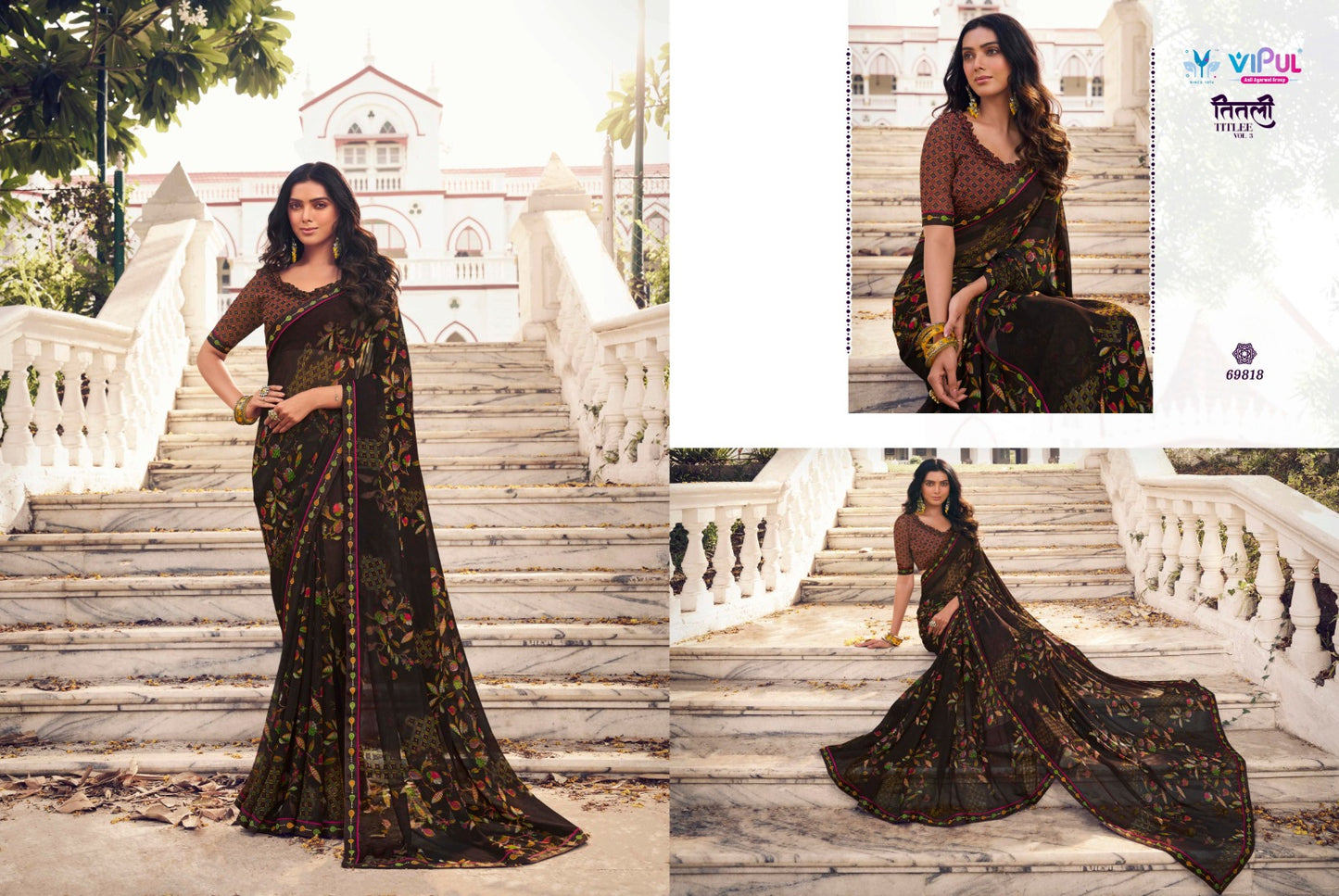 69818 Titlee Vol 3 Vipul Sarees