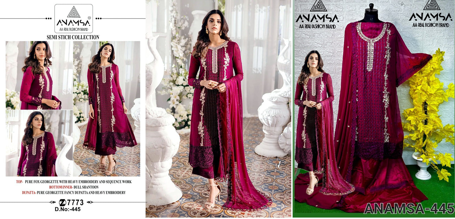 445 Anamsa Pakistani Salwar Suits