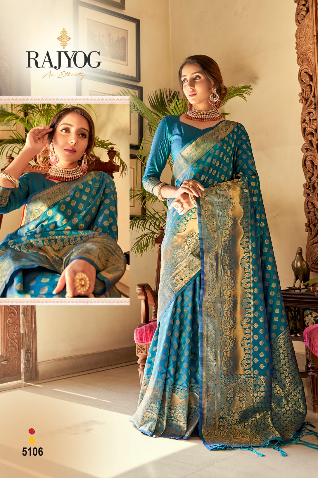5106 Aabhushan Rajyog Fabrics Sarees