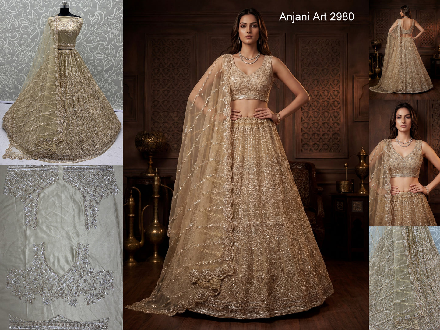 2980 Anjani Art Net Lehenga Choli