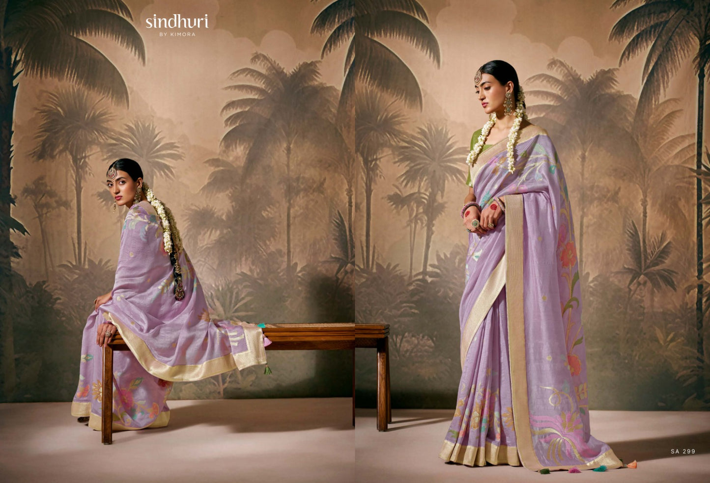 299 Rasm Kimora Sindhuri Zari Work Sarees