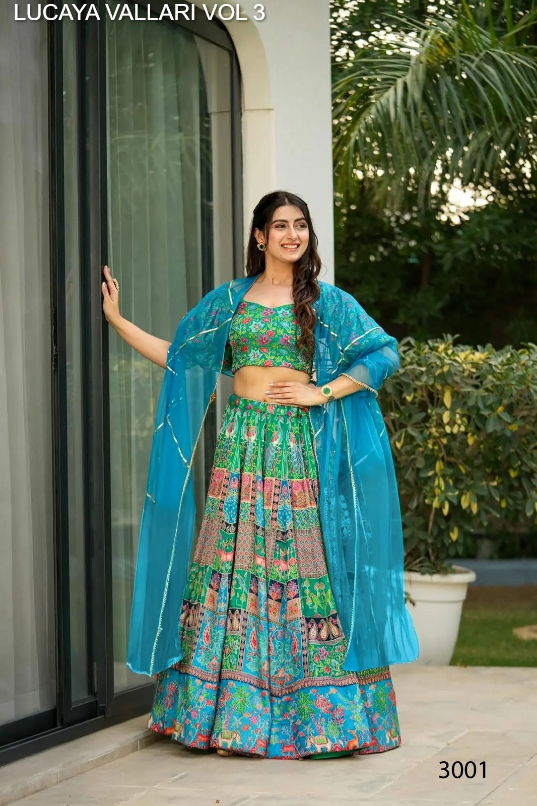 3001 Vallari Vol 3 Lucaya Silk Readymade Lehenga Choli