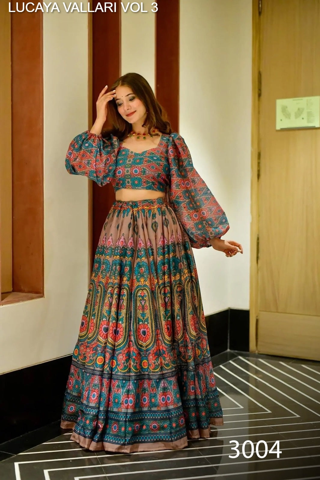 3004 Vallari Vol 3 Lucaya Silk Readymade Lehenga Choli