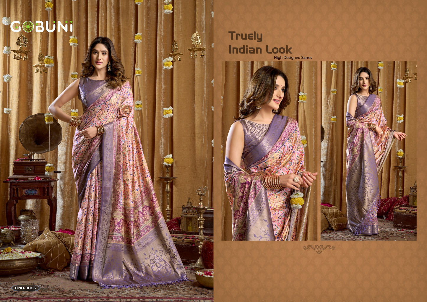 3005 Simran Gobuni Banarasi Sarees