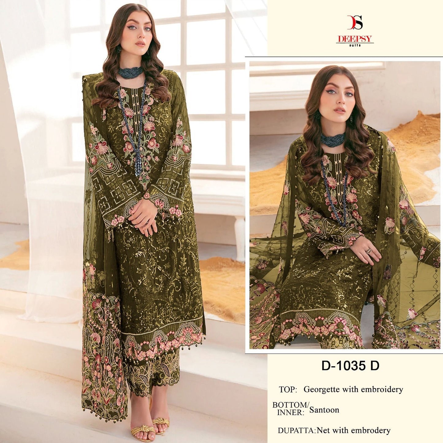 1035D Deepsy Pakistani Salwar Suits