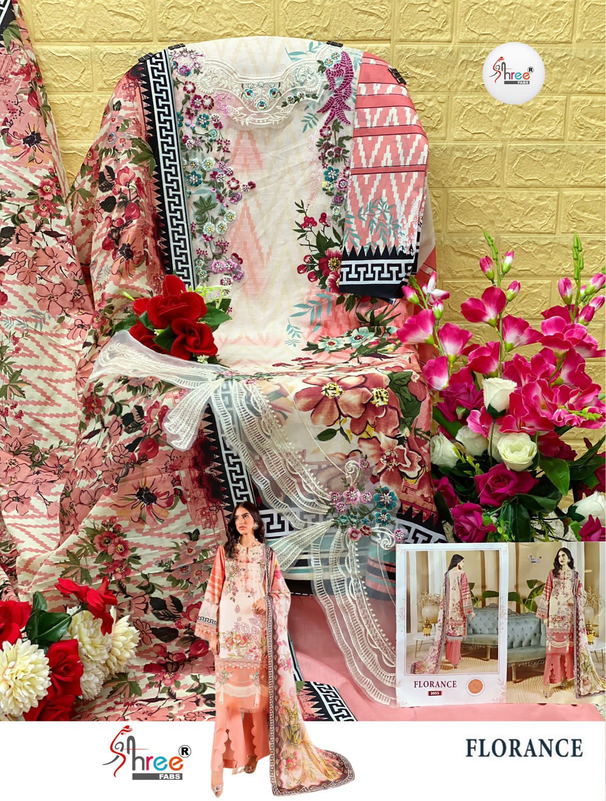 3055-Florance Shree Fabs Pakistani Salwar Suits