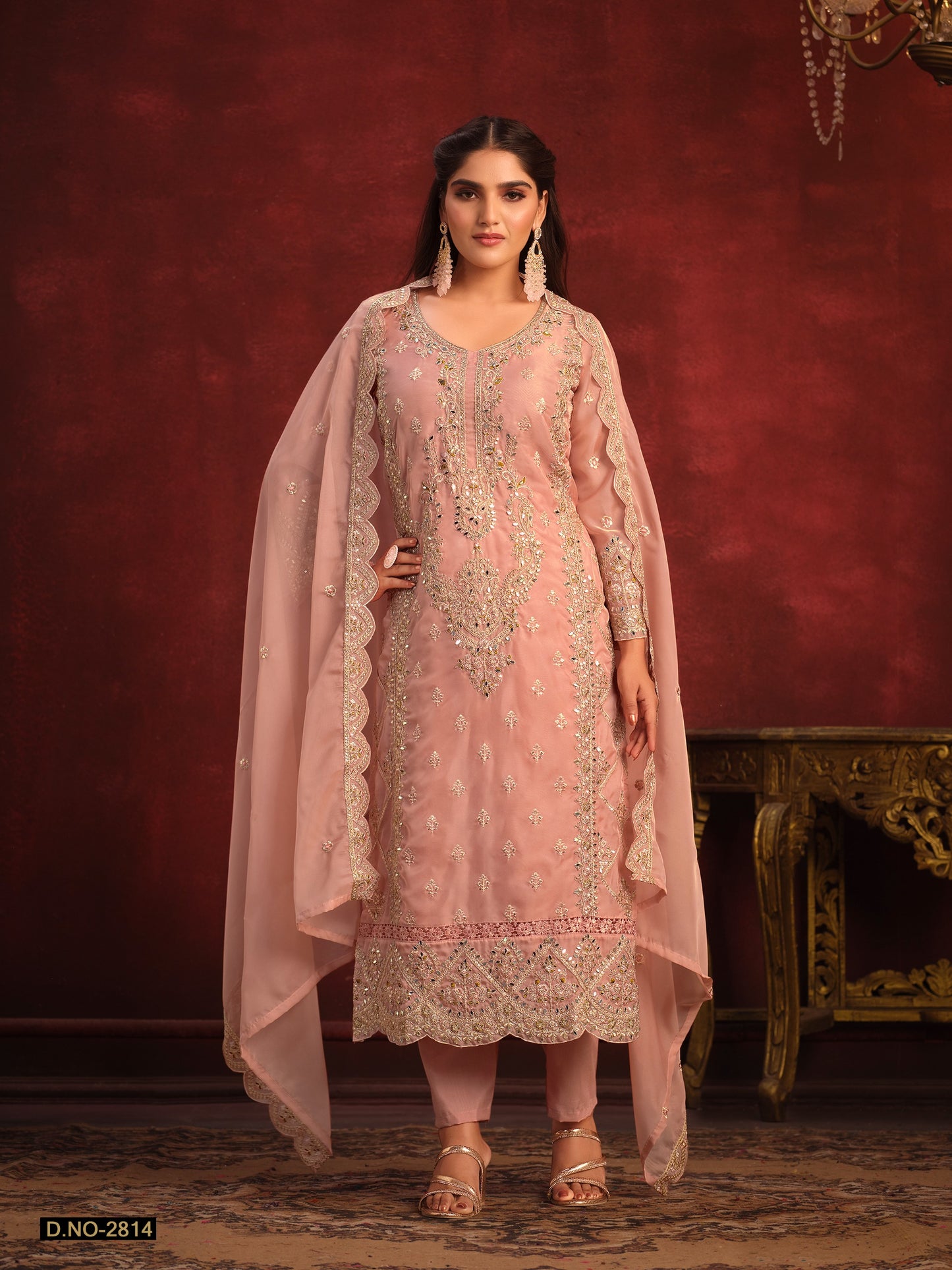 2814 Vol 28 Twisha Unstitched Suits