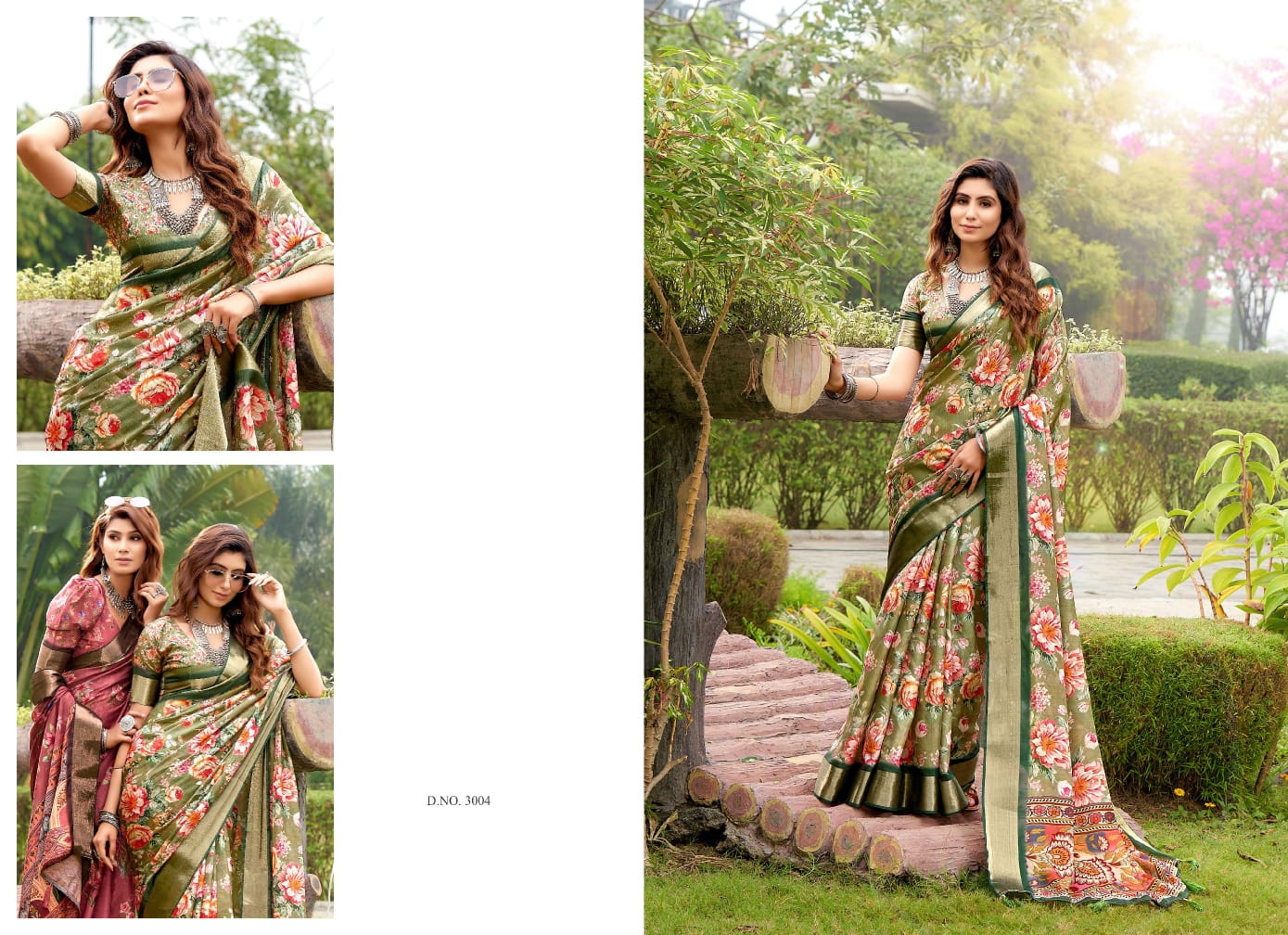 3004 Vaani Mahamani Creation Sarees