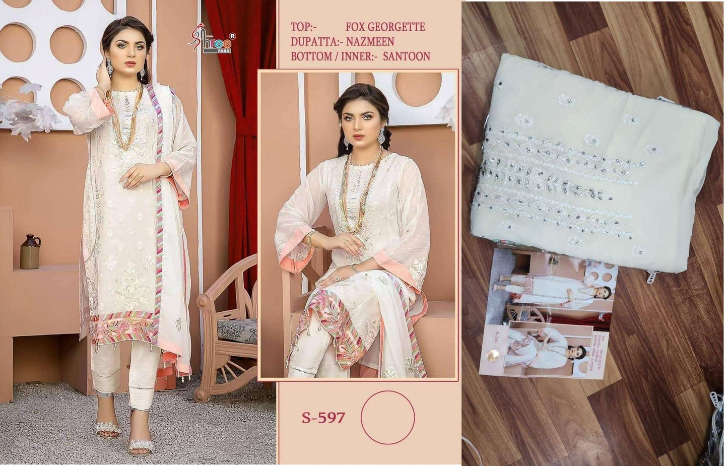 597 Shree Fabs Pakistani Salwar Suits