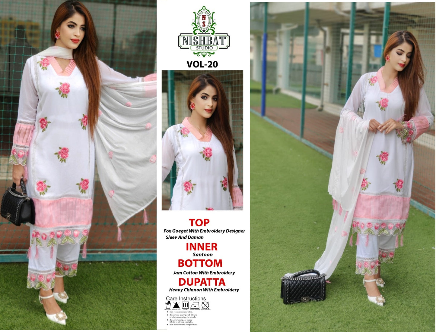 Vol 20 Nishbat Studio Pakistani Readymade Suits