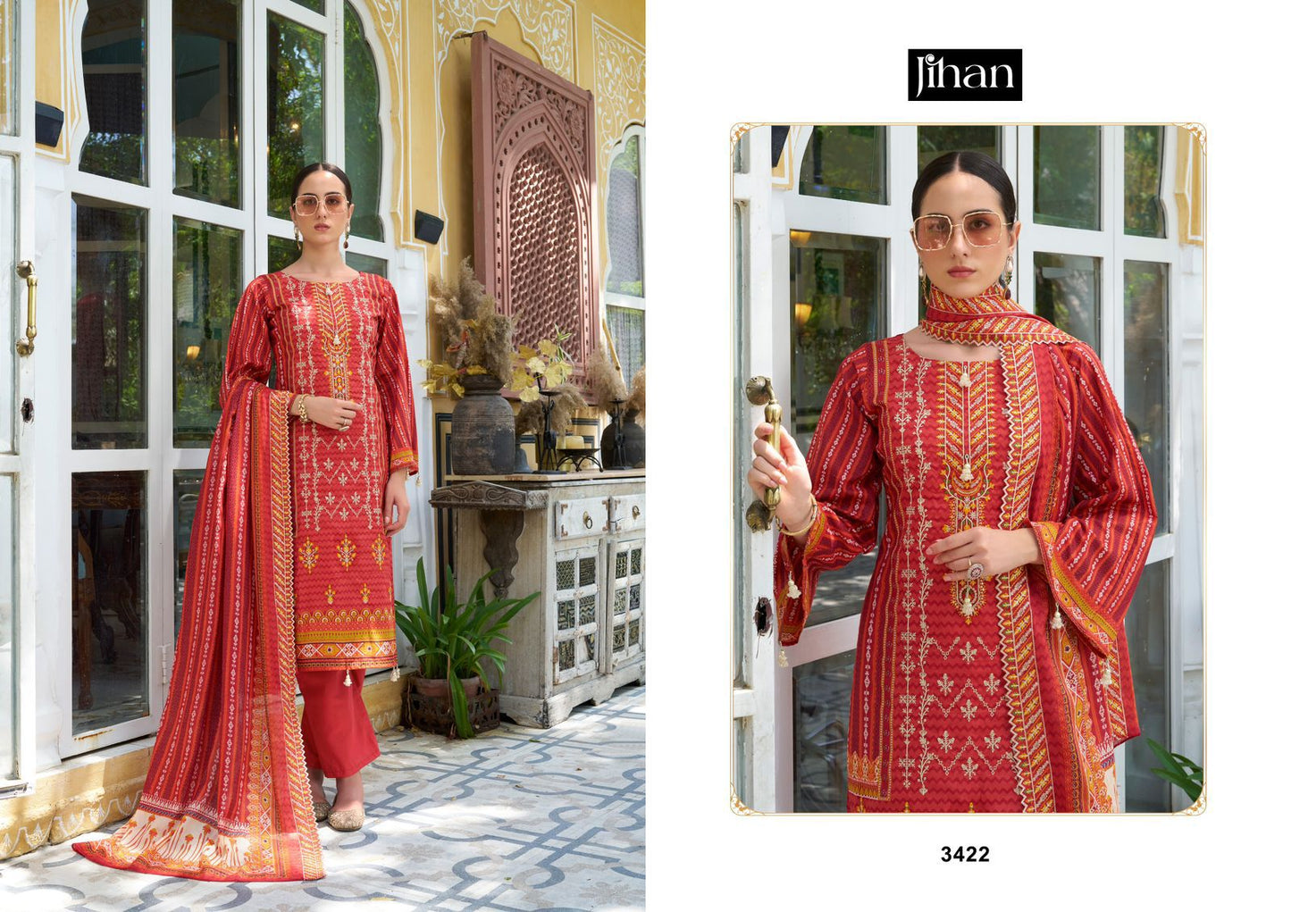 3422 Bin Saeed Vol 11 Jihan Pakistani Salwar Suits