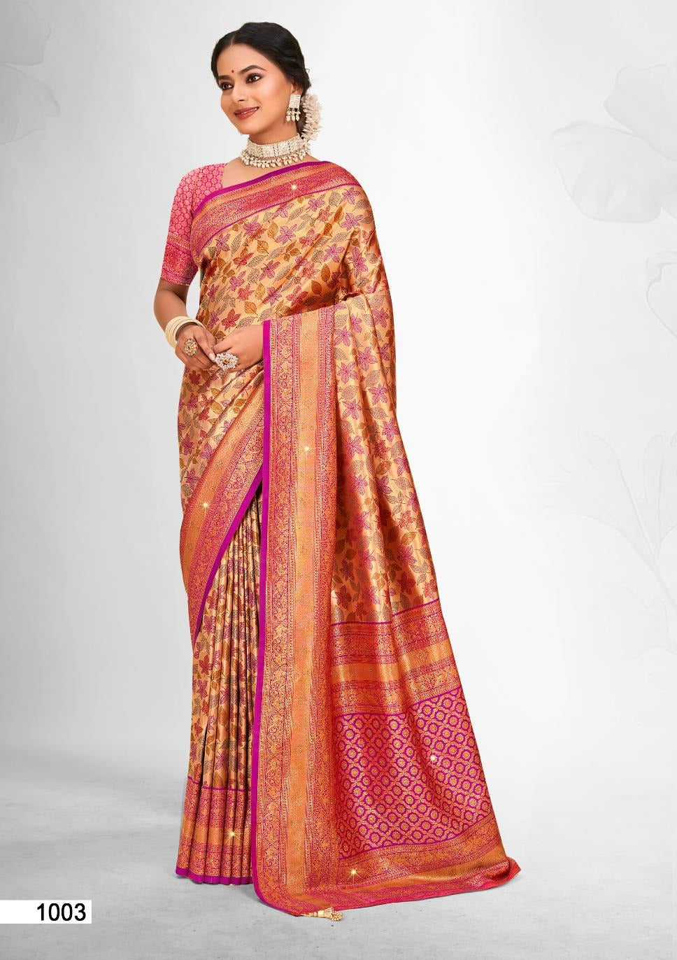 1003 Sheela Vol 21 Bunawat Sarees