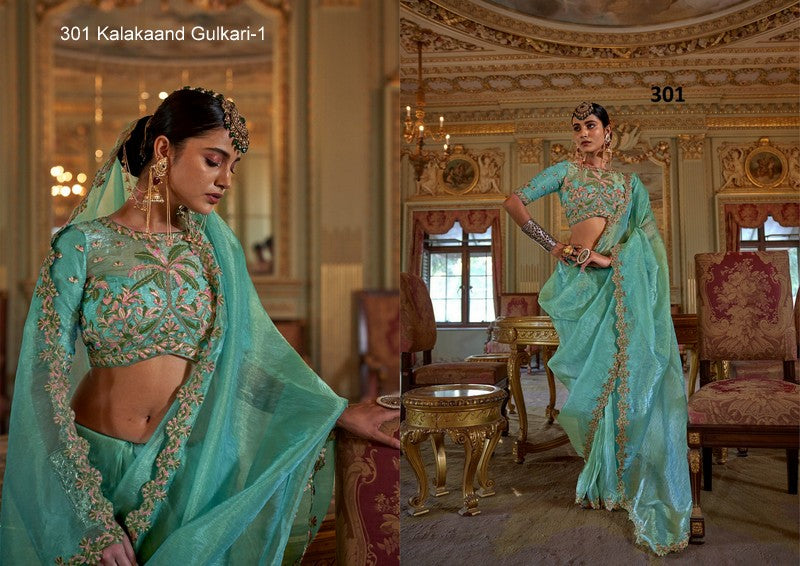 301 Gulkari-1 Kalakaand Soft Tissue Sarees