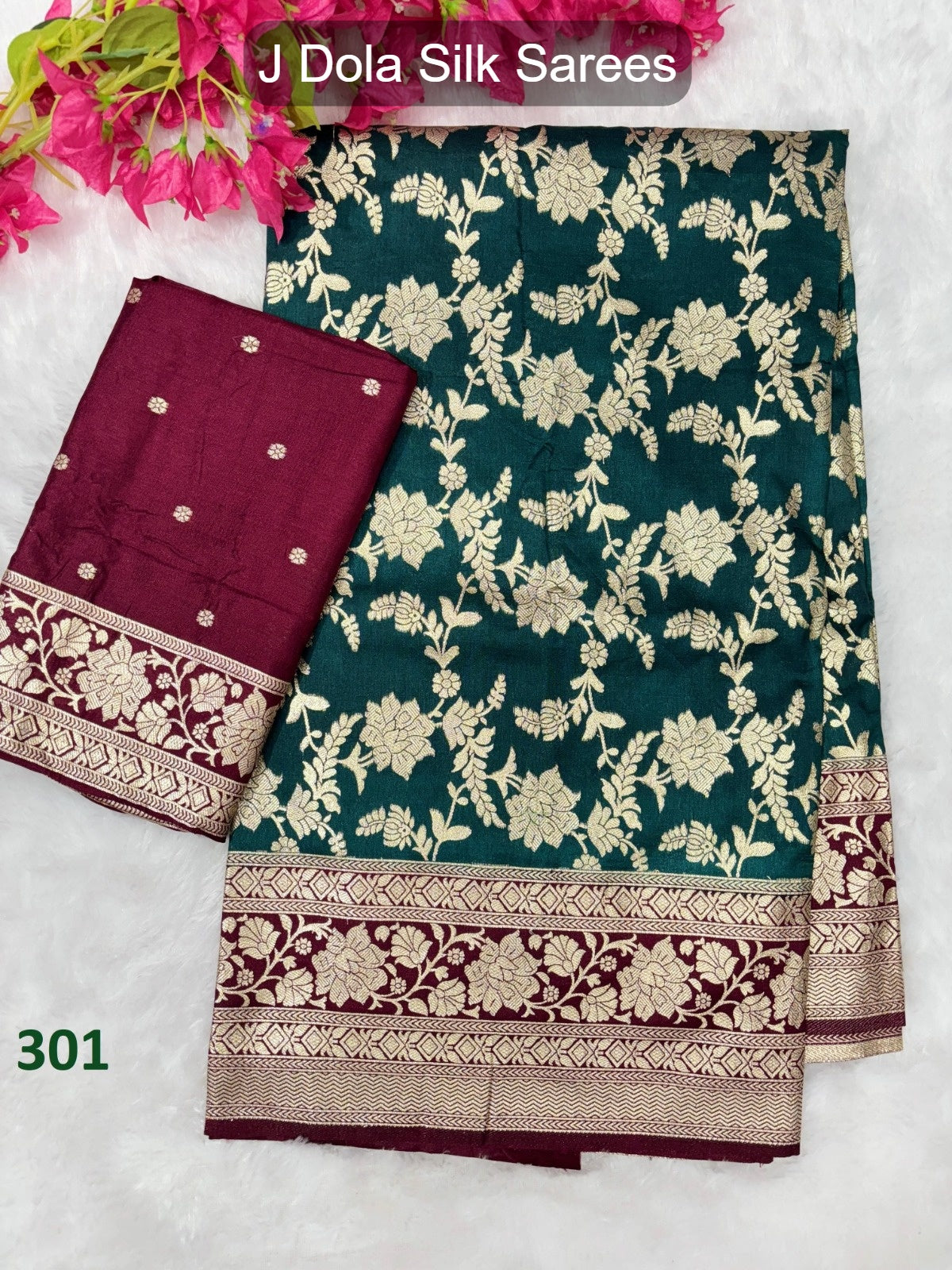 301 J Dola Silk Sarees