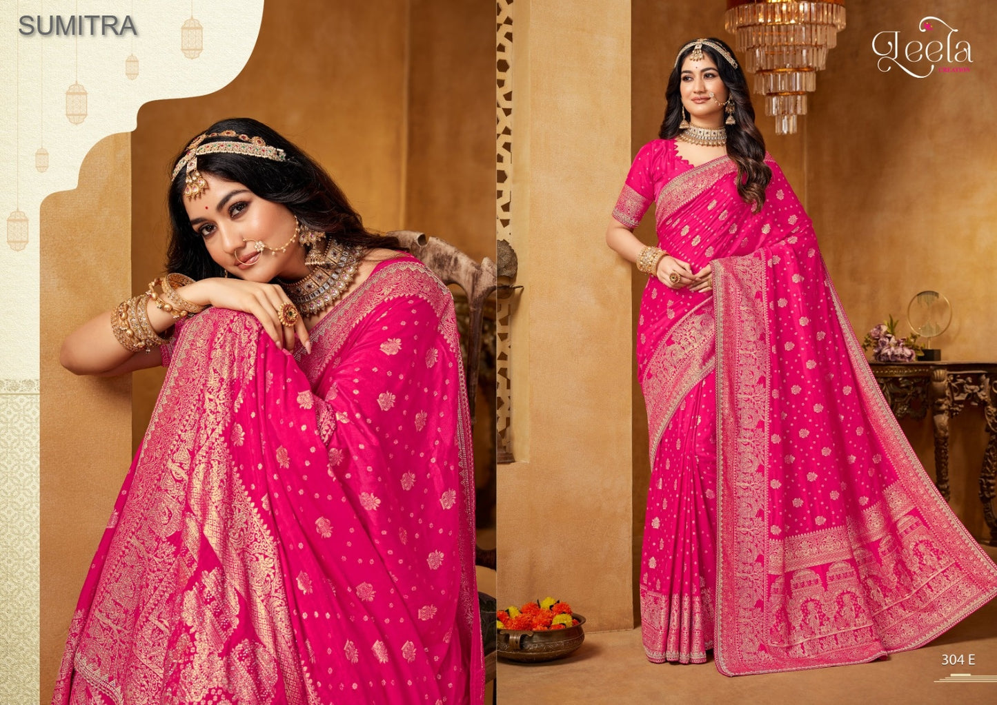 304 Saanjh-E Leela Sumitra Viscose Sarees