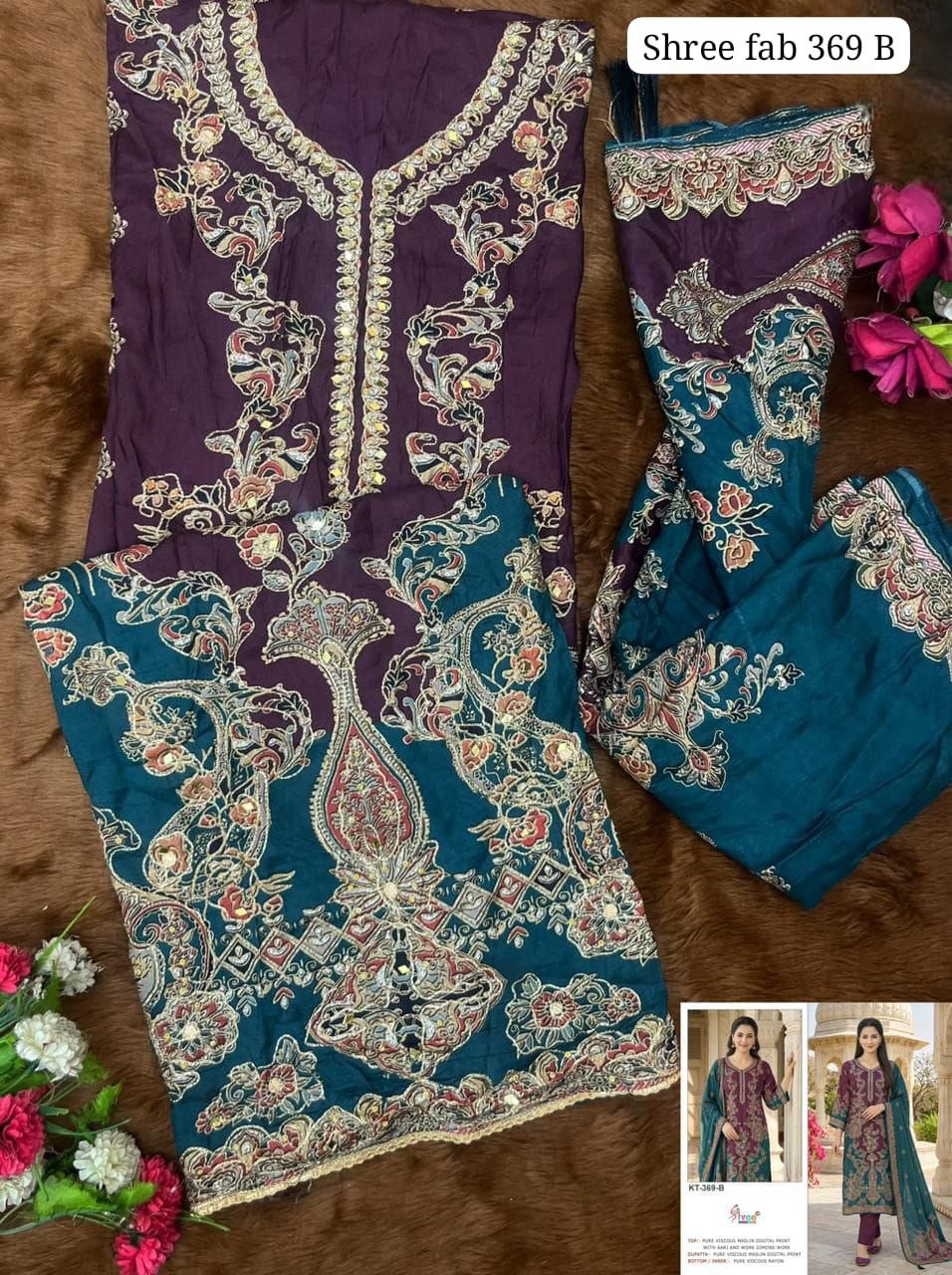 369-B shree fabs Pakistani Salwar Suit
