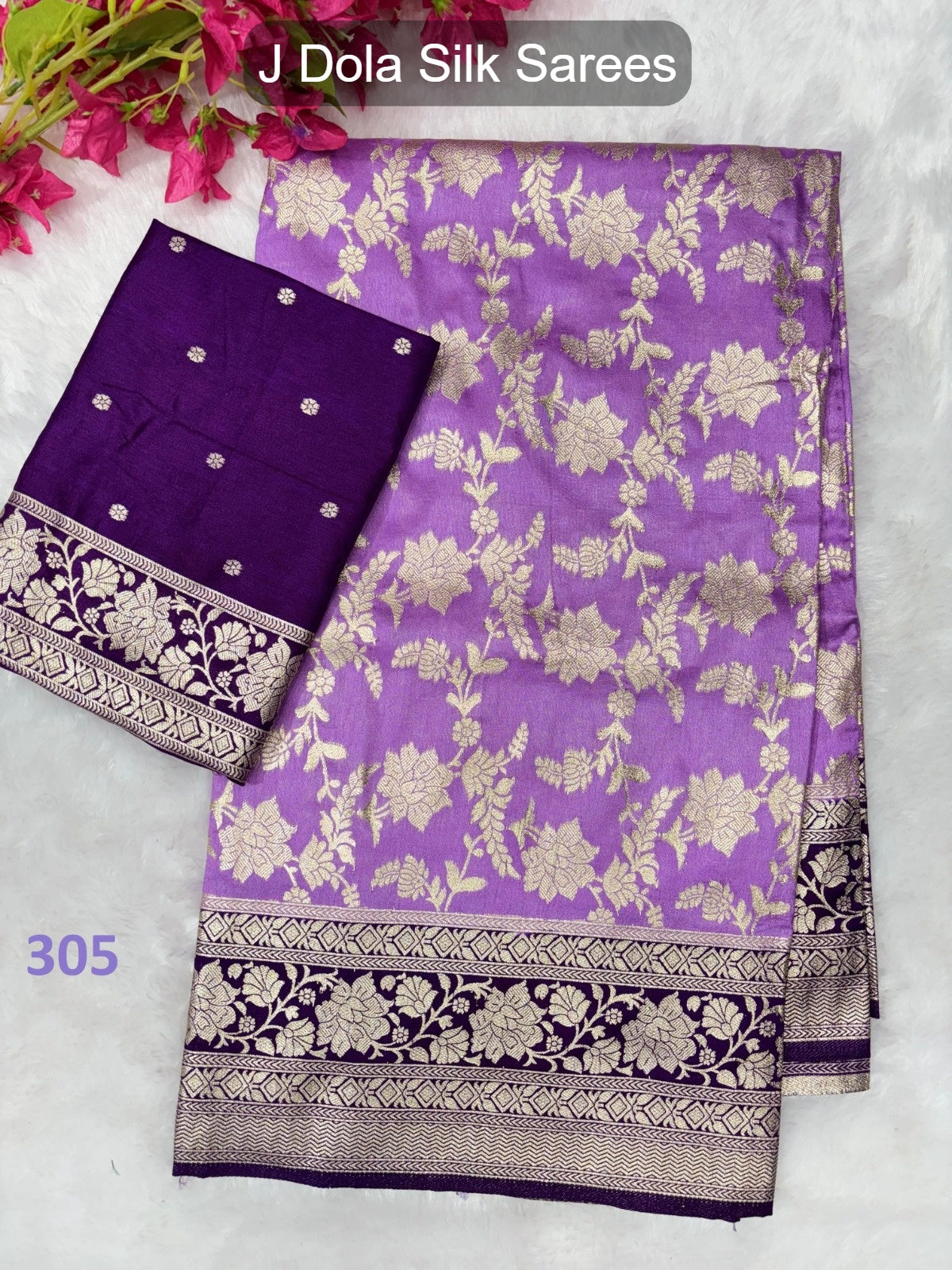 305 J Dola Silk Sarees