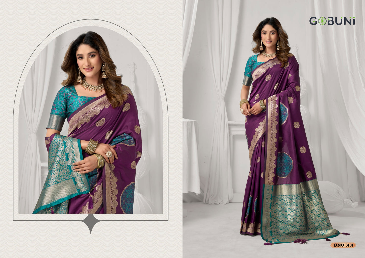 3101 Shraddha Gobuni Soft Silk Sarees