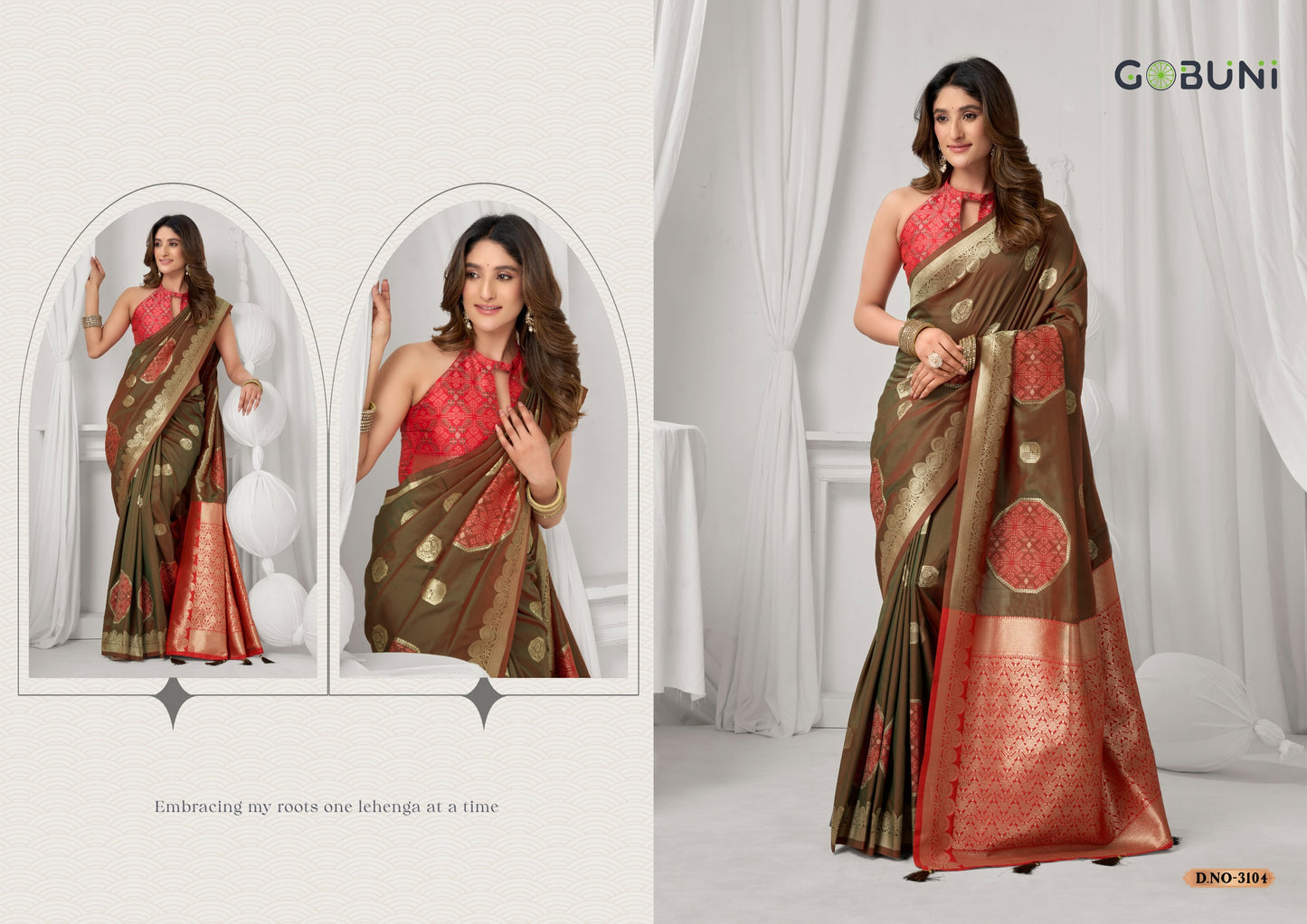 3104 Shraddha Gobuni Soft Silk Sarees