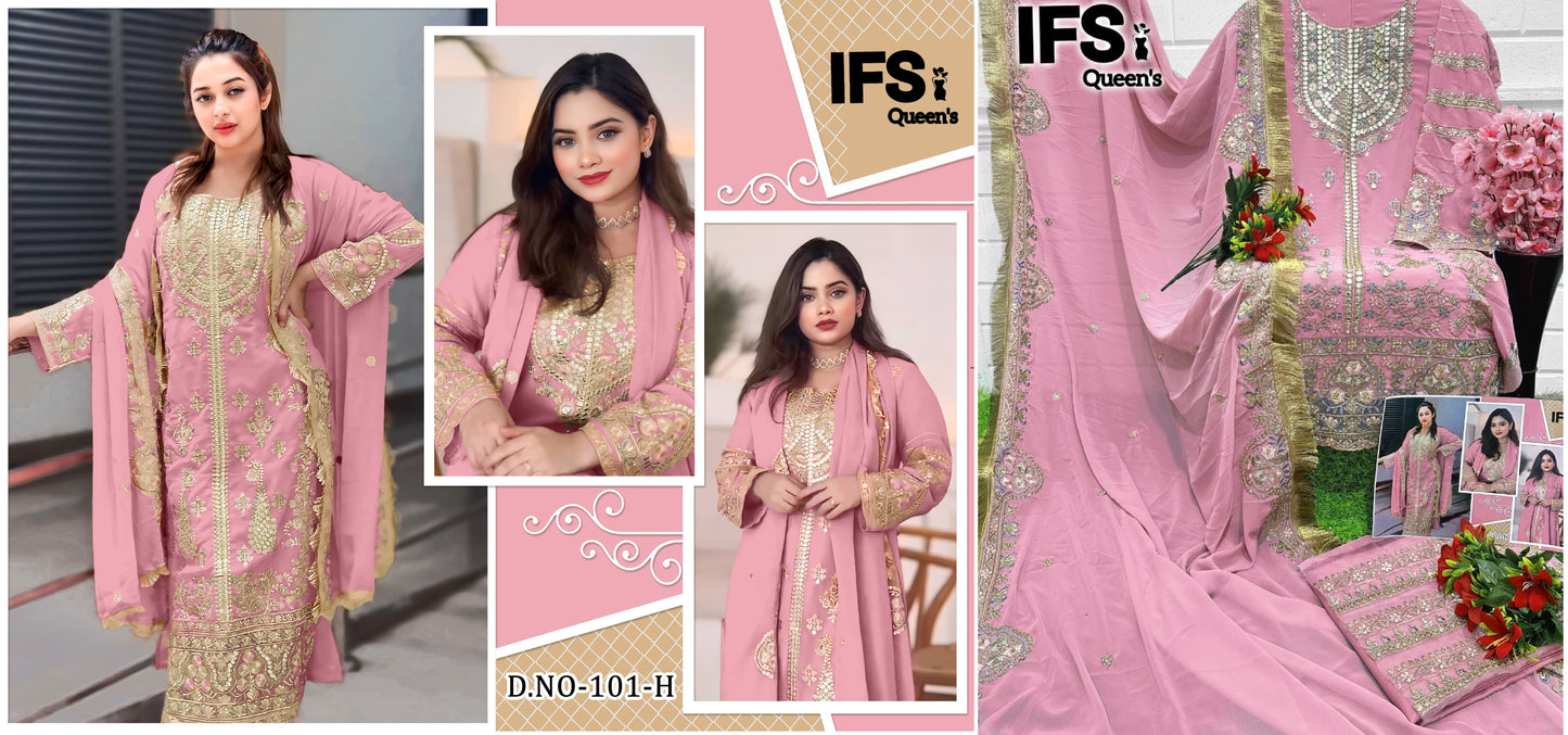 101H Ifs Queens Pakistani Salwar Suits