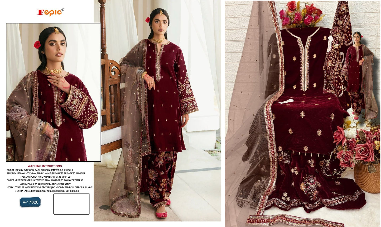 V-17026 Fepic Pakistani Salwar Suits
