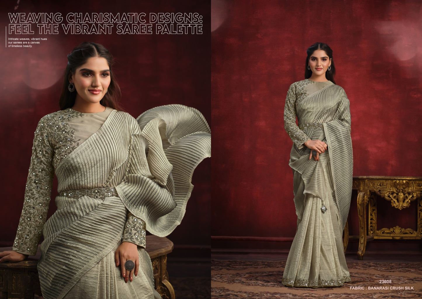 23608 Kimaya Mahotsav Ready To Wear Saree