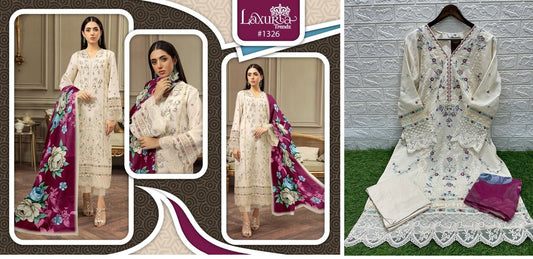 1326 Laxuria Trendz Pakistani Readymade Suits