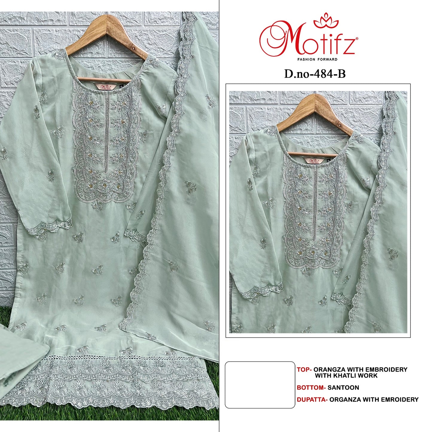 484B Motifz Pakistani Salwar Suits