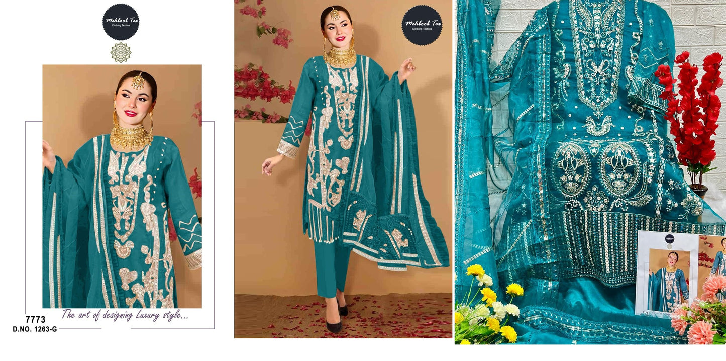 1263G Mehboob Tex Pakistani Salwar Suits