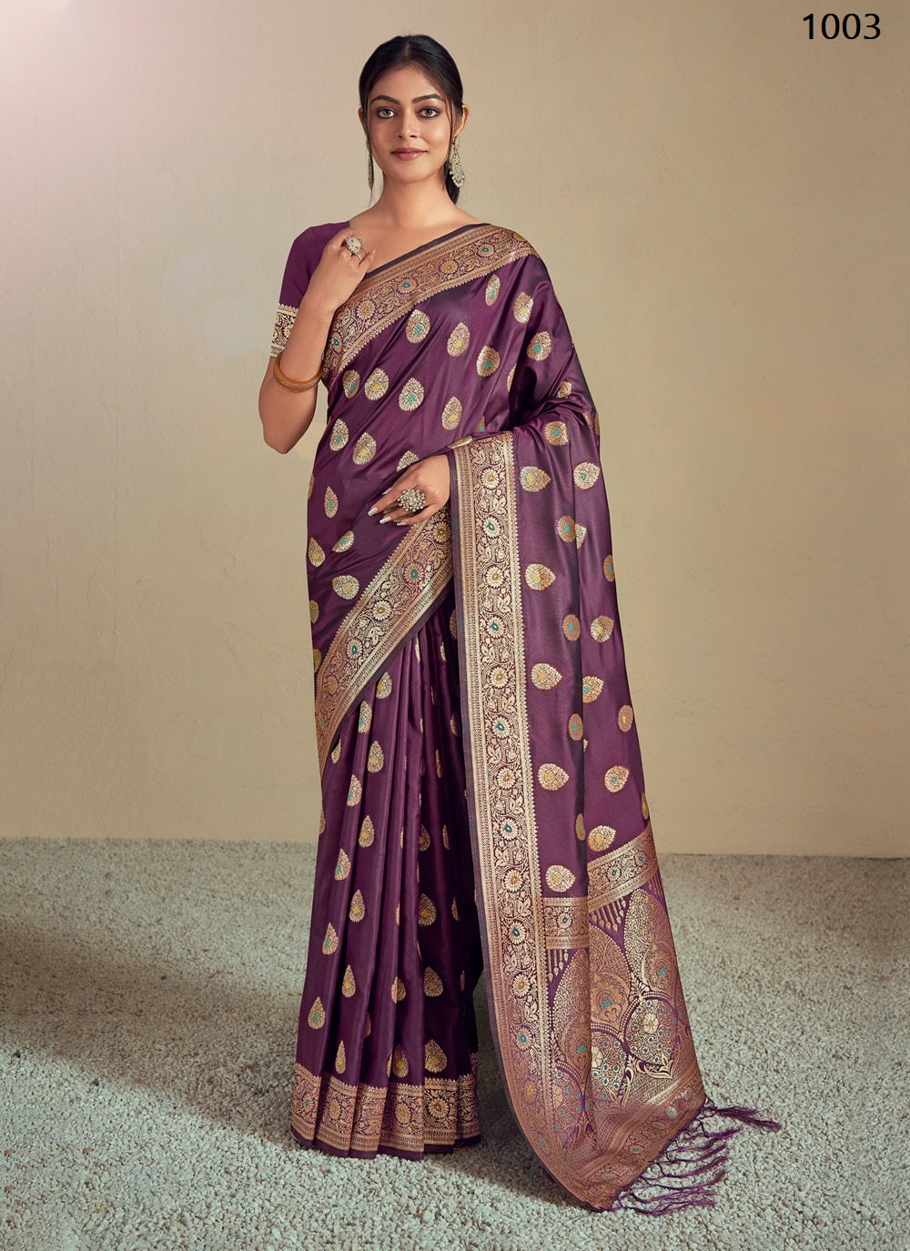 1003 Butterfly Bunawat Sarees
