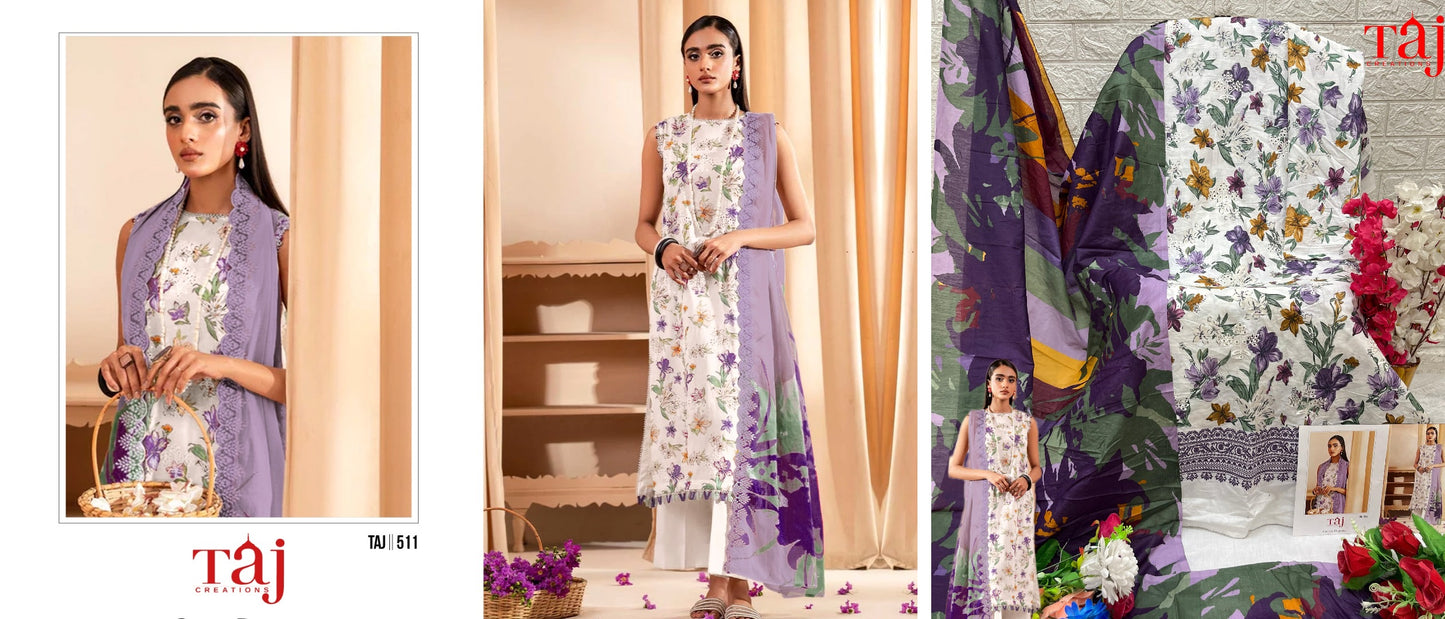 511 Taj Creations Pakistani Salwar Suits