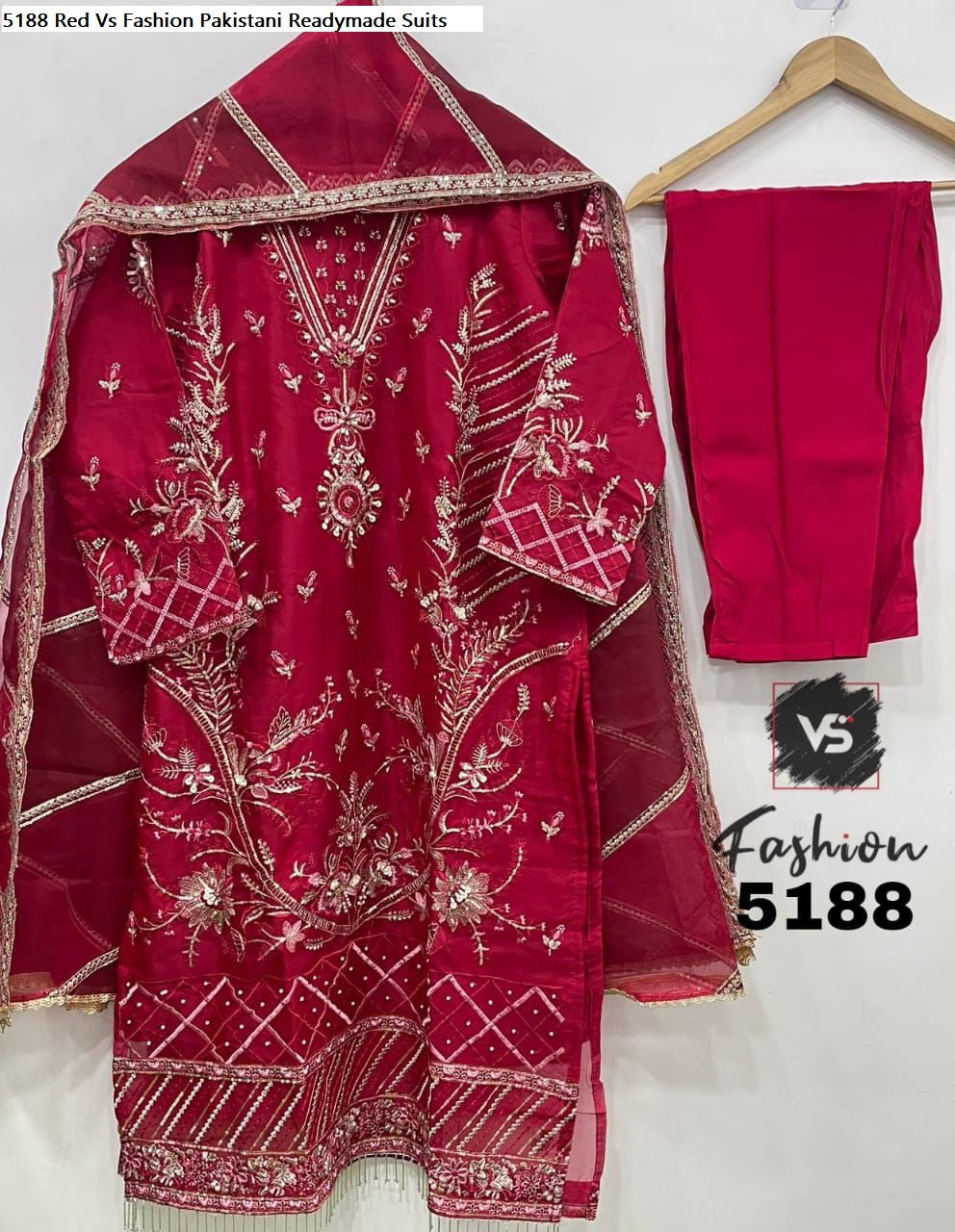 5188 Red Vs Fashion Pakistani Readymade Suits