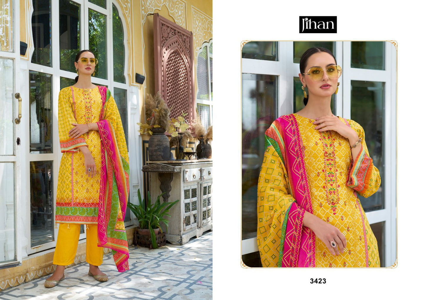 3423 Bin Saeed Vol 11 Jihan Pakistani Salwar Suits