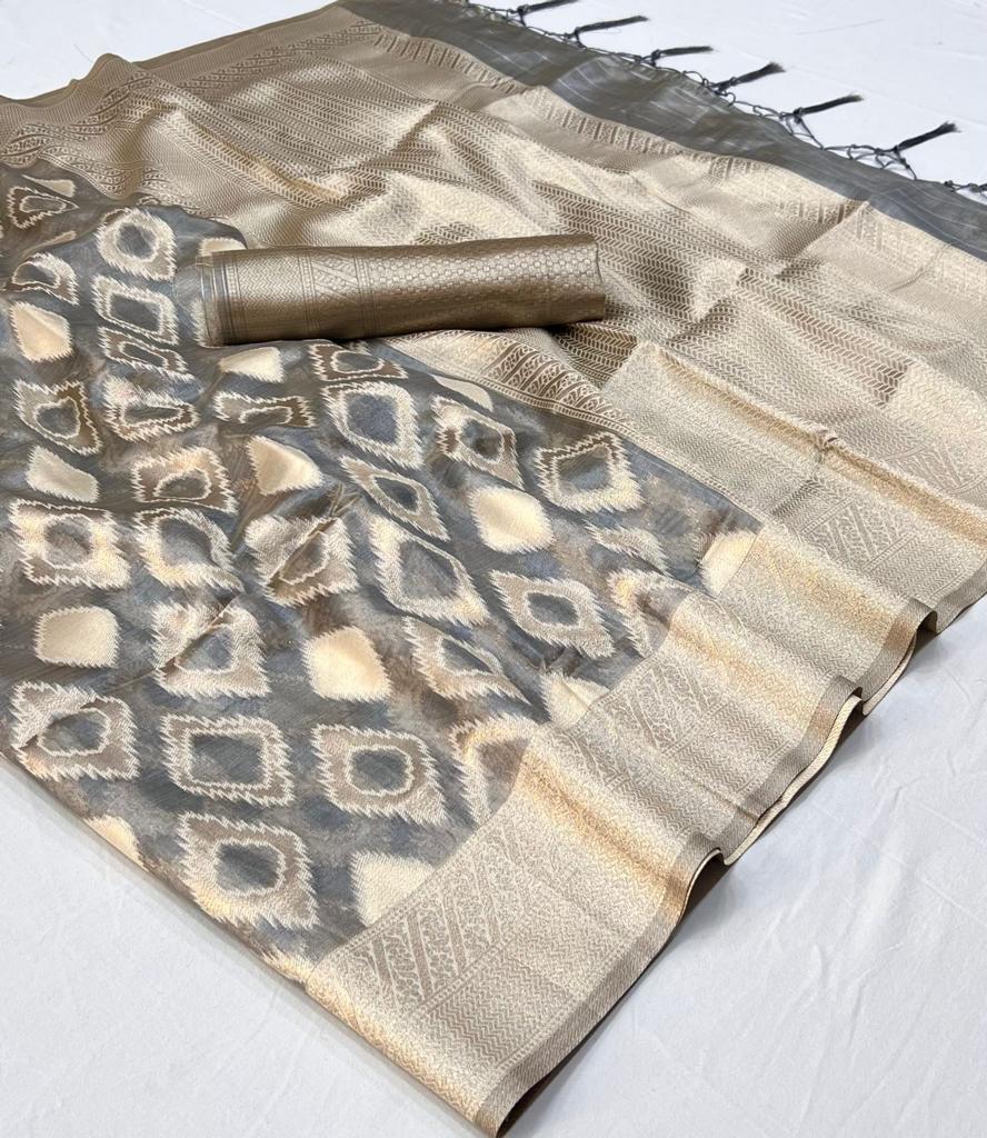 312005 Kalki Koechlin Tissue Rajtex Zari Sarees