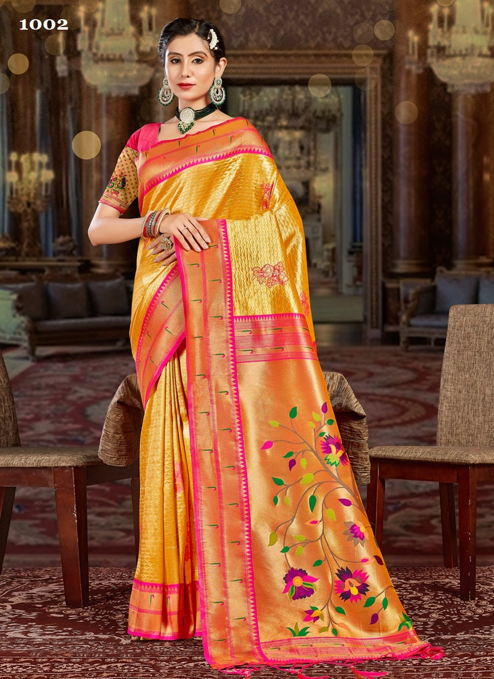 1002 Kamiya Sangam Sarees