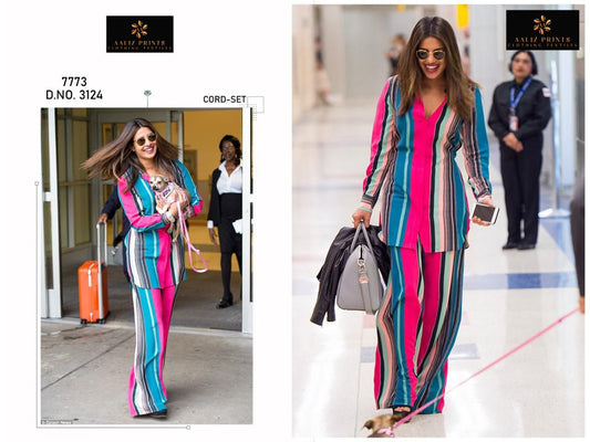 3124 Karachi Aaliz Print Printed Co Ord Set