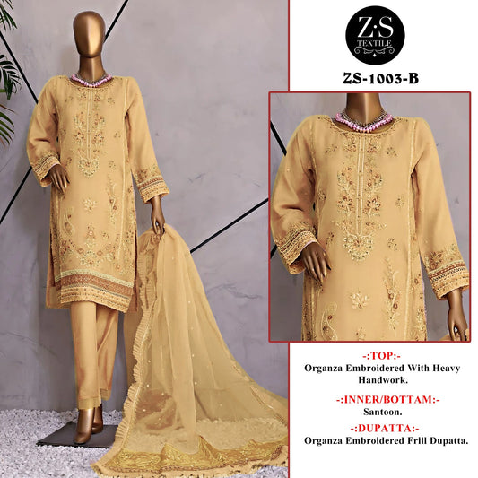 1003-B Zs Textile Pakistani Salwar Suits