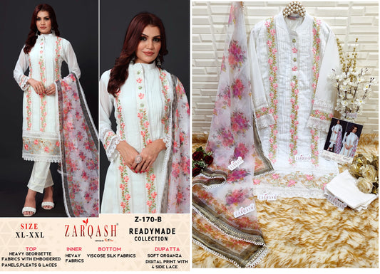 Z-170B Zarqash Pakistani Readymade Suits