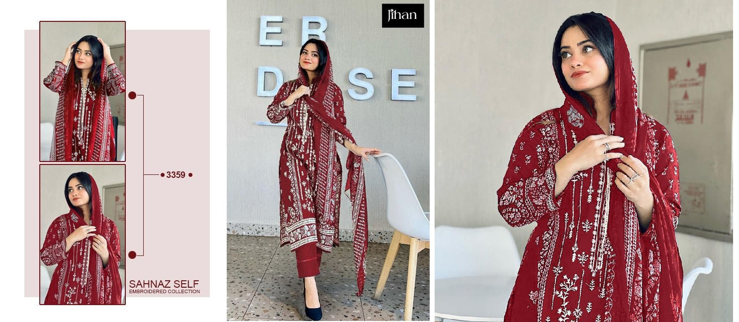 3359 Jihan Pakistani Salwar Suits