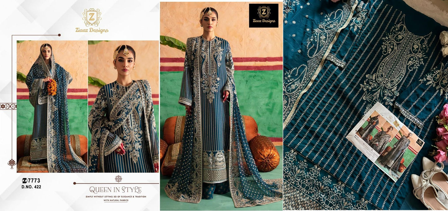 422 Ziaaz Designs Pakistani Salwar Suits