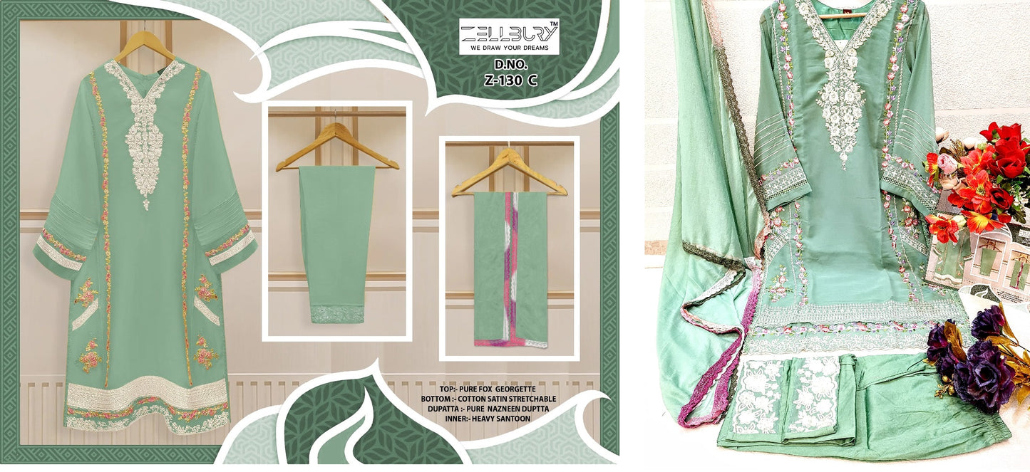 130C Zellbury Pakistani Readymade Suits