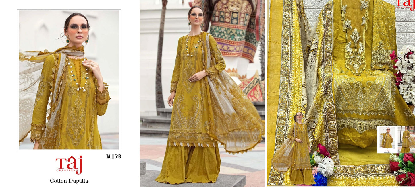 513 Taj Creations Pakistani Salwar Suits