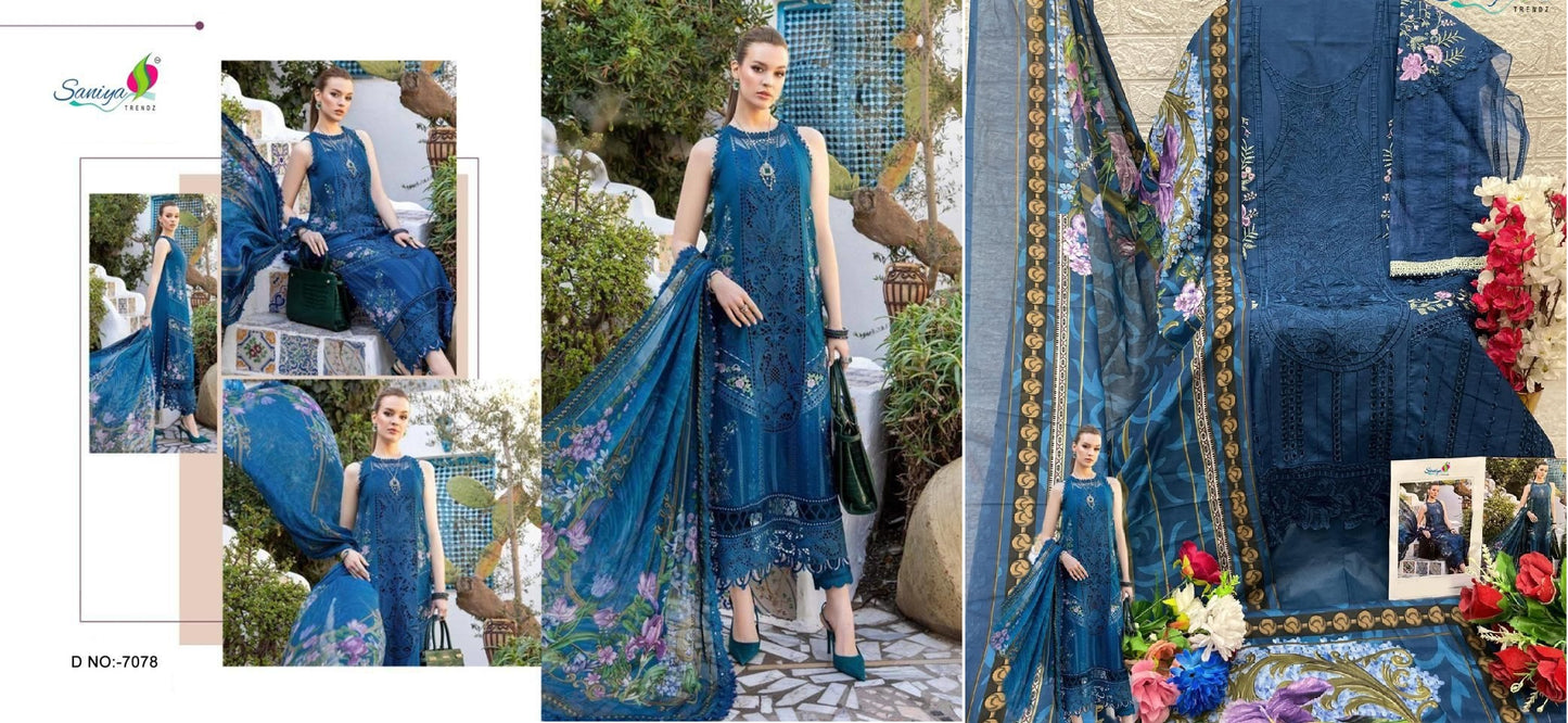 7078 Saniya Trendz Pakistani Salwar Suits