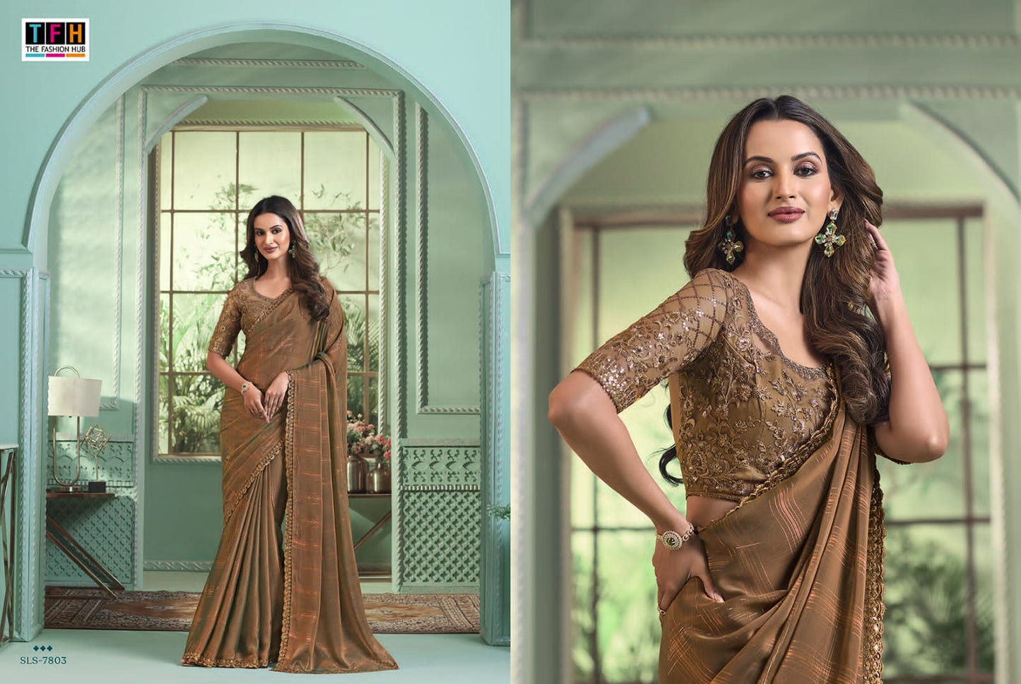7803 Salsa Style Vol 3 Tfh Sarees