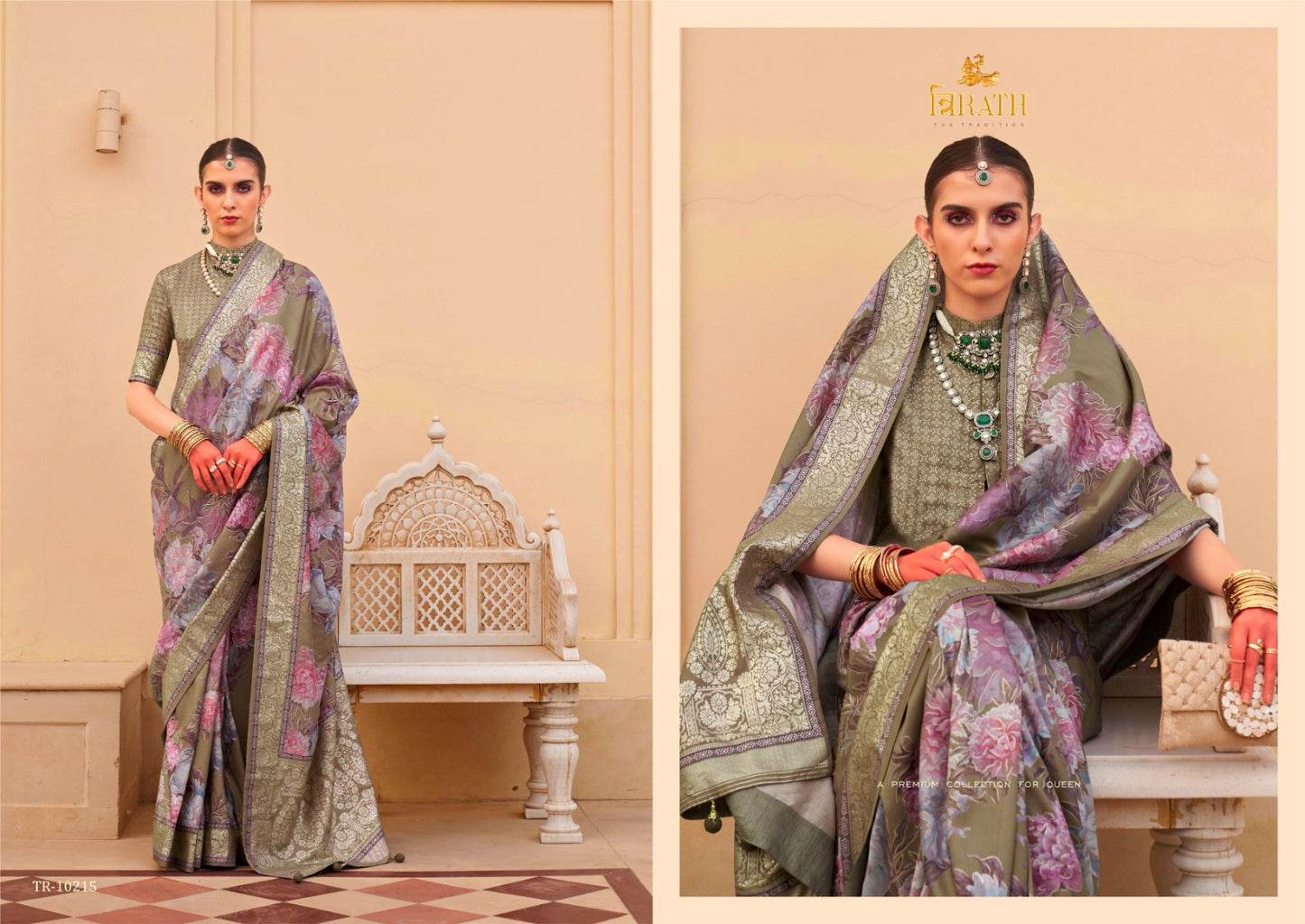 10215 Sinhasan Trirath Sarees