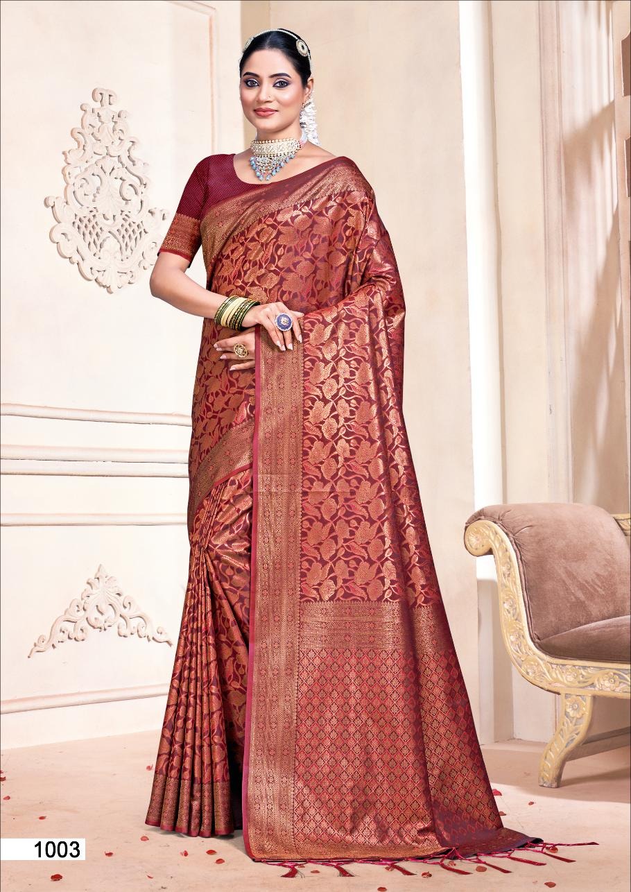 1003 Rajwadi Vol 6 Bunawat Sarees