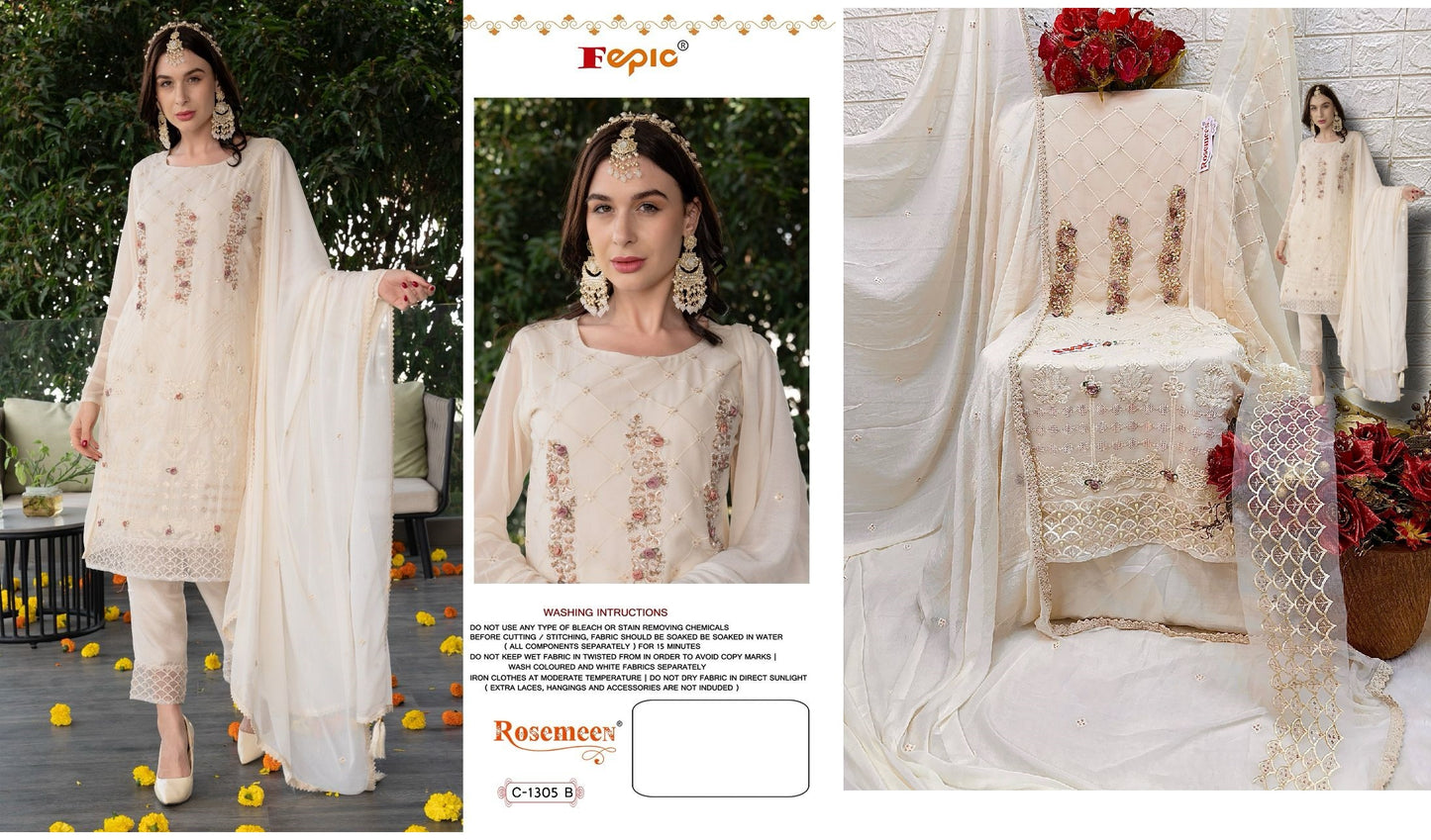 C-1305-B Fepic Pakistani Salwar Suits